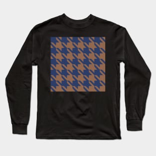 Little Critter Houndstooth - Light Brown and Navy Long Sleeve T-Shirt